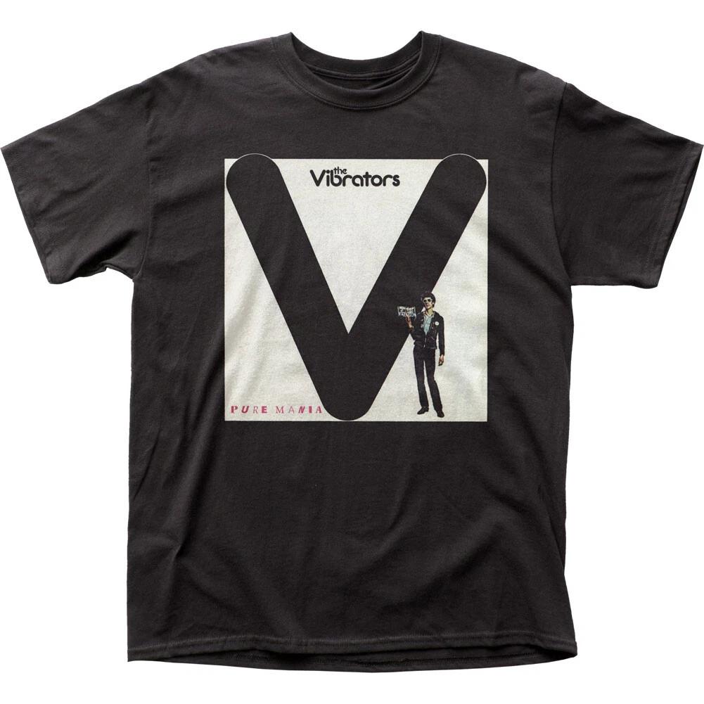 The Vibrators Pure Mania Mens T Shirt Rock And Roll Classic Band Tee New Black
