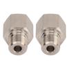18in NPT Female To M10 X 1.0 Male Pressure Gauge Sender Adapter Stainless Steel Leakproof