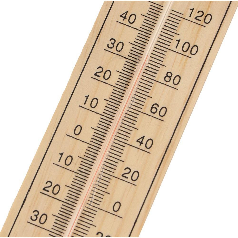 Digit Wooden Thermometer Clear Temperature Monitor Measuring Meter Temperature Gauge Greenhouse