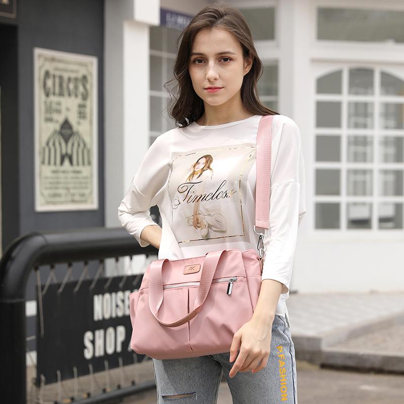 Neue frauen Mode Schulter Taschen Multi-fach Retro Casual Nylon Reise Handtasche 2024 Sommer Umhängetasche Für Damen