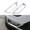 Car Fog Light Frame Trim for Volkswagen T-ROC Troc 2018 2019 2020 2021 Front Fog Lamp Cover Grille Sticker Styling Accessories