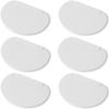 Konditoreischaber für Kuchen, halbrund, 104x74mm, 6er-Set, HENDI 554142