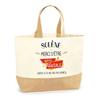 Tote Bag - PLANETEE - Brilliantly Solène Without Trying - Jute - Beige - Sturdy Handles