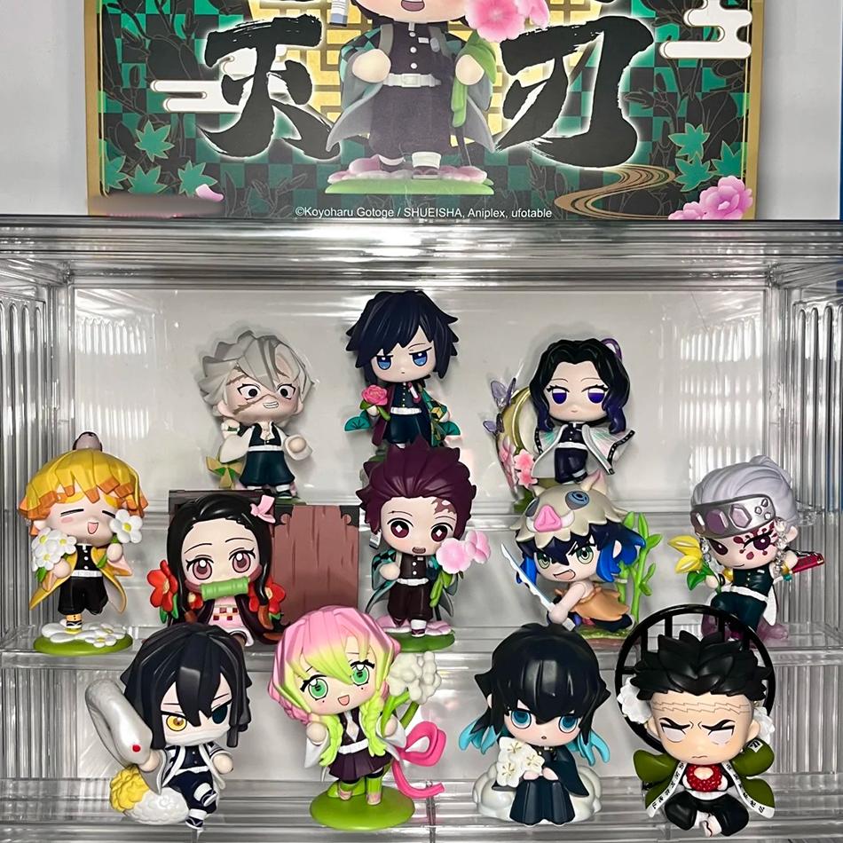 Heißer Dämonentöter Tanjiro Kamado Nezuko Anime Cartoon Figur Blind Box Kreative Statue Modell Ornament Überraschungsspielzeug Geburtstag Schöne Geschenke