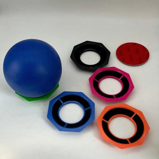 2Pcs Bowling Ball Stand Universal Sanding Pad Holder Precision Surface Maintenance Tool Bowling Cleaning Polishing Display Base Bowling Accessories