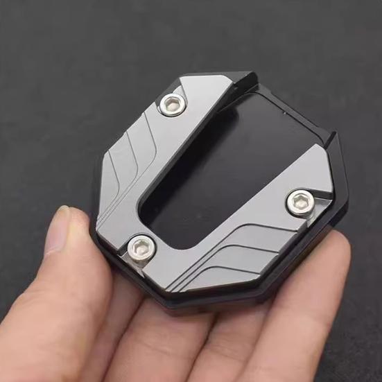 Extensie Cârlig Bicicletă Suport Lateral Motocicletă Pad Aliaj Aluminiu Bază Mărită pentru Trotinete Electrice Accesoriu Portabil Sigur pentru Parcare Motocicletă