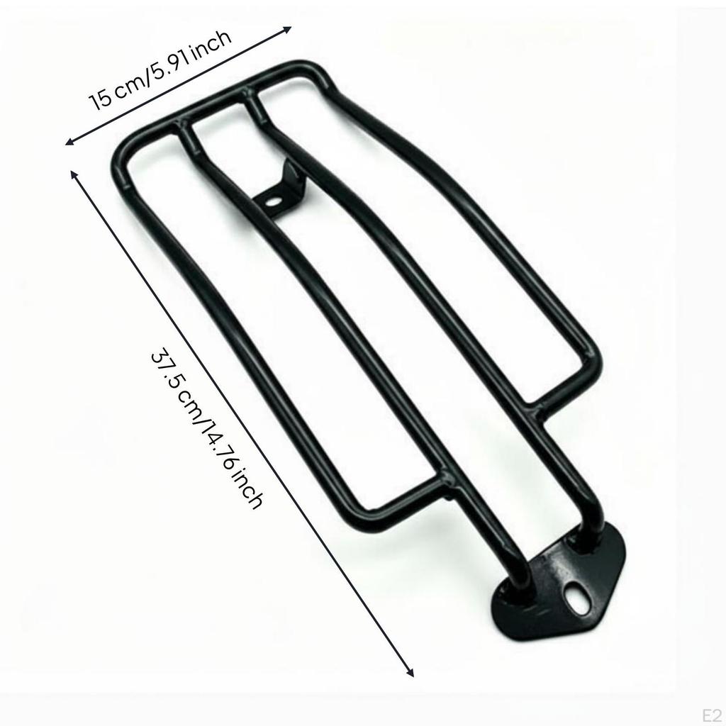 Motorcycle Rear Luggage Rack Flat Mounting Plate Mudguard