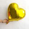 Customizable Wedding Decoration 18 Inch Foil Balloon Helium Birthday Party Aluminum Foil Pure Color Heart Shaped Balloon