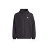 adidas Originals Adicolor Letter Logo Print Losse Pasvorm Lange Mouwen Hoodie Jas Heren Buitenjas Zwart IR9852