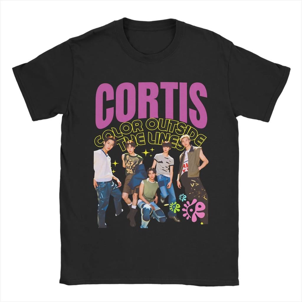 Zomer Mode 2026 CORTIS Koreaanse Jongensgroep Nieuwigheid T-shirts Katoenen T-shirt voor Unisex Geweldige Print Kleding met Korte Mouwen