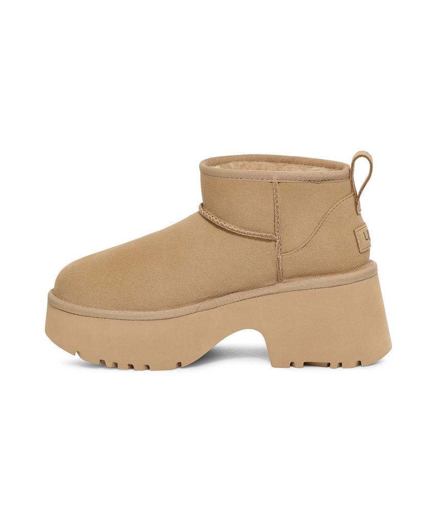 Ugg [Women] Chunky Heel Boots (Classic Ultra Mini New Heights) - Mustardseed / 1158311Mdsd