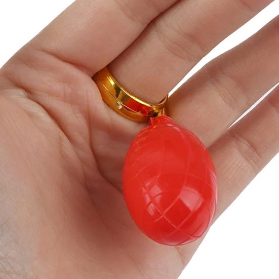 Joyful Novel Entertainment Red Spray Water Jokes Day Toys Child Ring Props