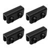 4Pcs Gazebo Replacement Connector Spare Parts Rectangular Bracket Canopy Frame Quick Fixing Replacement Accessories