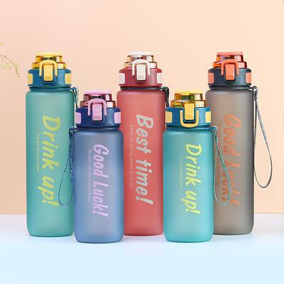 Tragbare Wasserflasche mit Tragegriff, Outdoor-Sportbecher, 1000 ml Reisebecher, Becher zum direkten Trinken, Trinkgeschirr