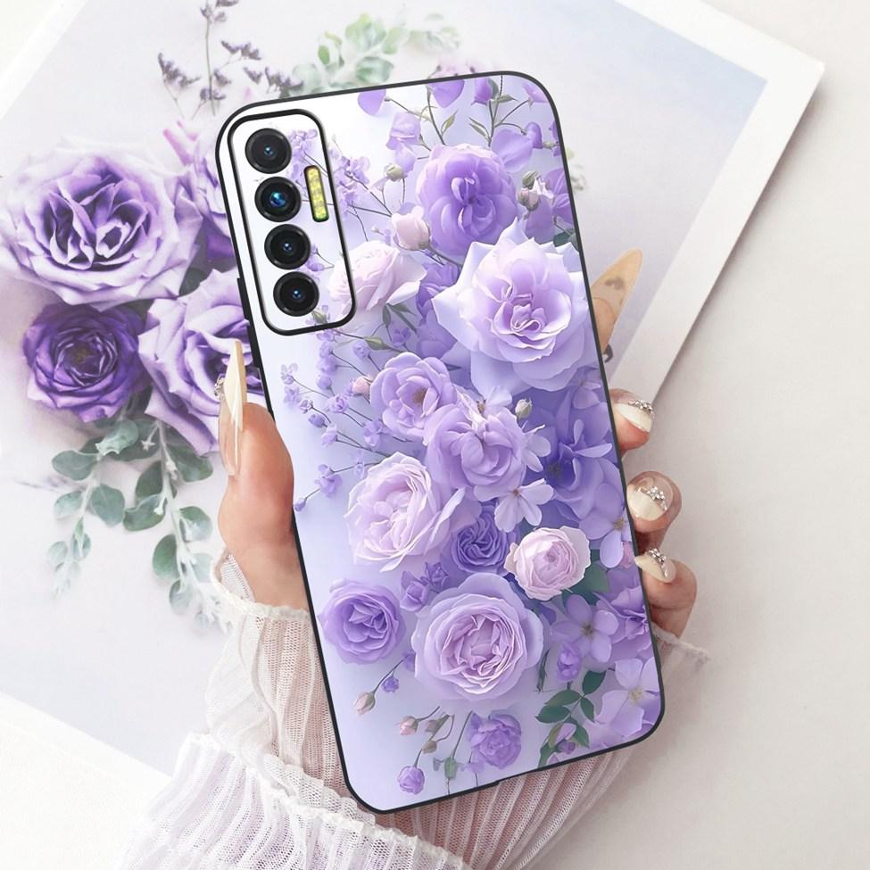 Casing For Tecno Camon 17P Cover Silicone Cute Cat Luxury Fashion Funny Painted Phone Case For Techno Camon 17P CG7 CG7n