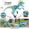 Jurassic Dinosaur Toy Set: Thick-Nosed Dragon, T-Rex, Velociraptor, Pterodactyl, Mosasaurus, Spinosaurus