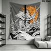 Bleach Wall Tapestry Aesthetic Wall Hanging Printed Fabric Blanket Decorative Tapestries for Bedroom Living Room Home Decor