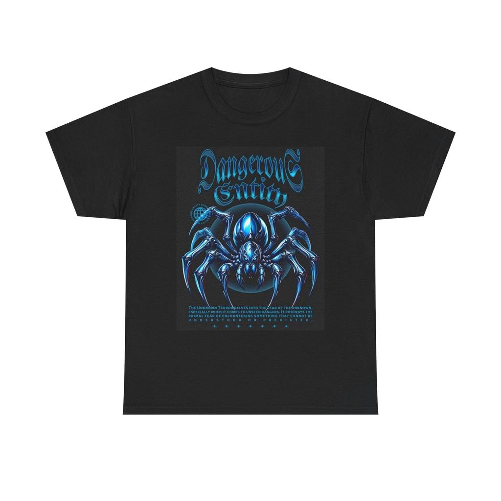 Men's and Women's T-shirts Dangerous Entity Spider Graphic