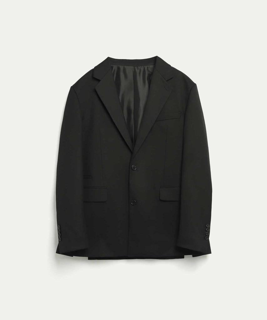 STCO Haus Unstructured Jacket Black (Semi-Oversized Fit)_Csjuc05Hsb