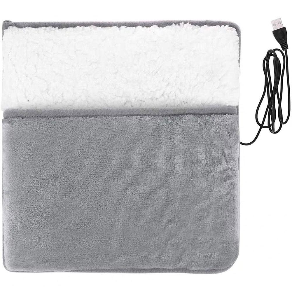 Universal Electric Heating Foot Pad USB Charging Household Washable 30cm Soft Foot Warmer Heater Feet Warming Mat Winter