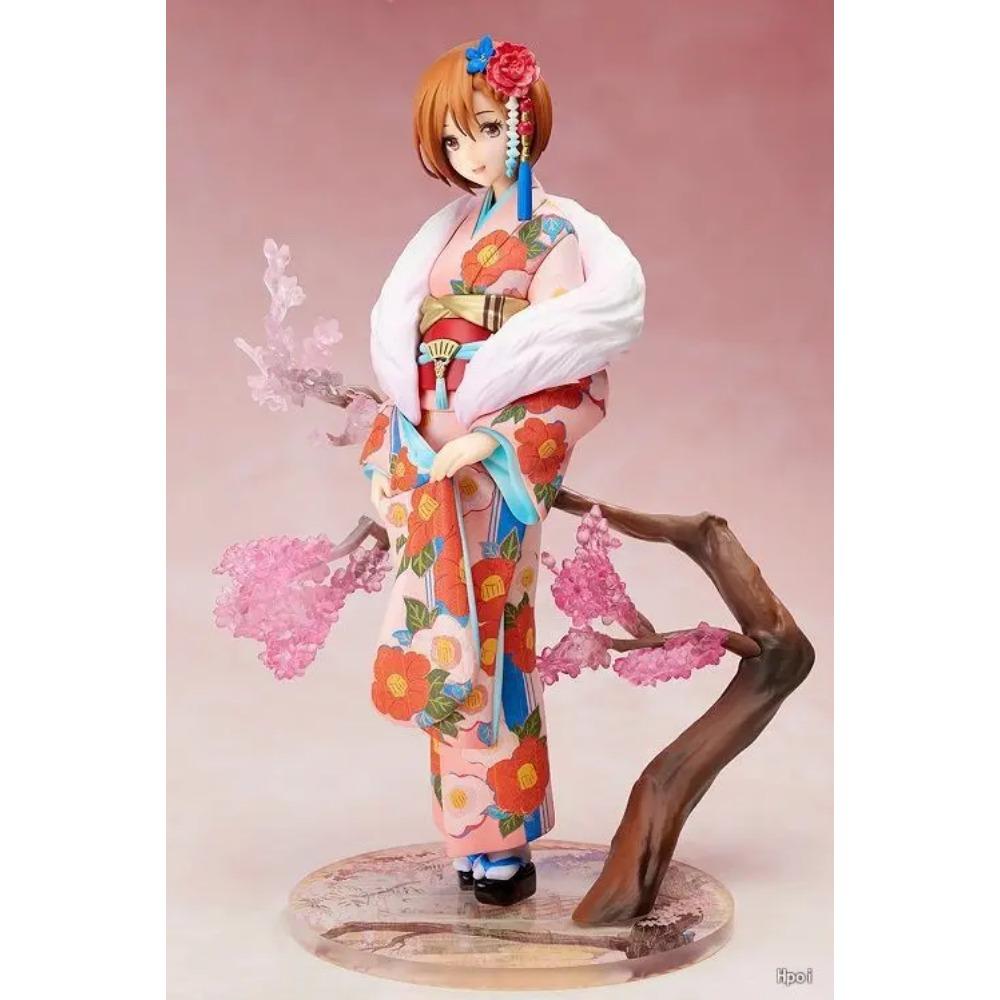 Anime Kimono KAITO & MEIKO Statue Girls PVC Figure Model Toys