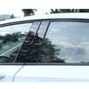 6 Stück Schwarze Tönungs Tür Seitenfenster Säulenverkleidungen für Honda Accord 13-17