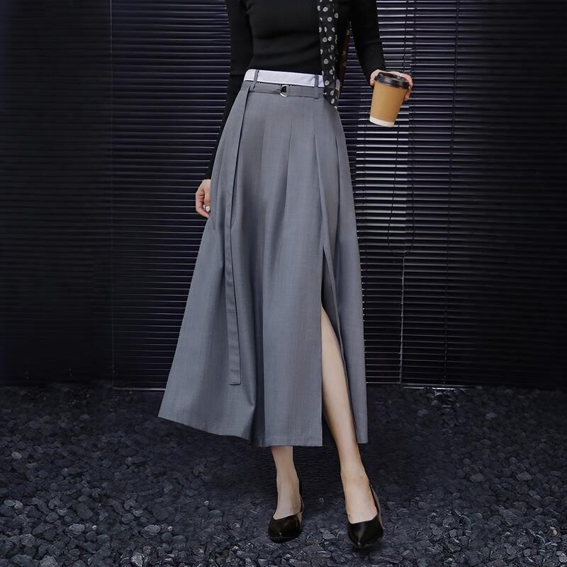 Demana Elegant A-Line Pleated Midi Skirt