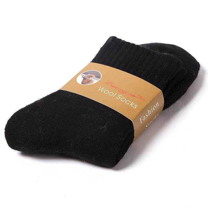 Thickened Terry Socks Ultra-Soft Comfort Warm Wool Socks  Men Winter Mid-Calf Tube Socks