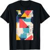 Dynamic Retro Abstract Pattern Abstract Art T-Shirt