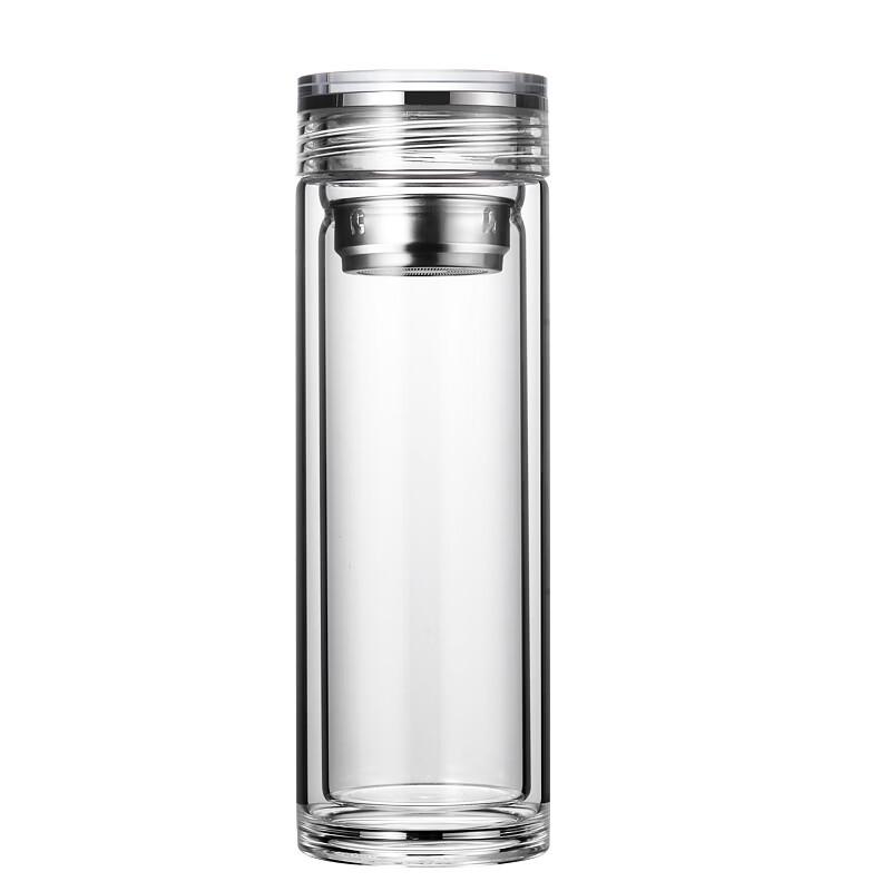 Double-Layer Insulated Glass Tea Cup