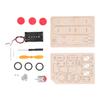 Electric Wooden  Aircraft Handmade Diy Model Assembly Toys For Children'S Science Experiments Handmade Diy Model Assembly