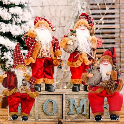 Păpușă Moș Crăciun Ornament Pom de Crăciun Decorațiuni Crăciun Fericit Pentru Casă Navidad Natal Cadouri