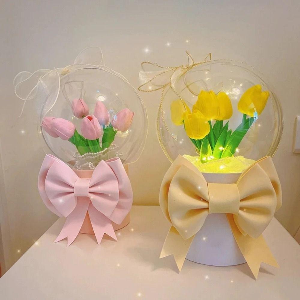 Transparent Bouquet Holder DIY Flower Bouquet Ball  Wedding Birthday Party Decorations