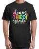 3rd Grade Team Pencil Teacher Student Back To School Vintage Adult S-4XL T-Shirt
