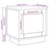 Nightstand 2 pcs Reclaimed Wood Look 44 x 34.5 x 45 cm Engineered Wood
