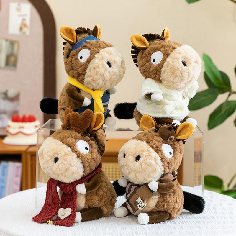 Lindo Peluche de Burro con Relleno de Algodón PP para la Comodidad al Dormir de los Niños y como Regalo