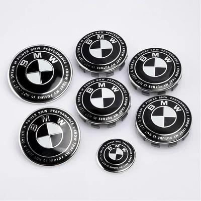 7pcs 45mm 68mm 74mm 82mm Car Logo Front Hood Emblem Rear Boot Badge for E28 E32 E43 E52 E53 E63 E64 E93 E94 F10 F20 F30