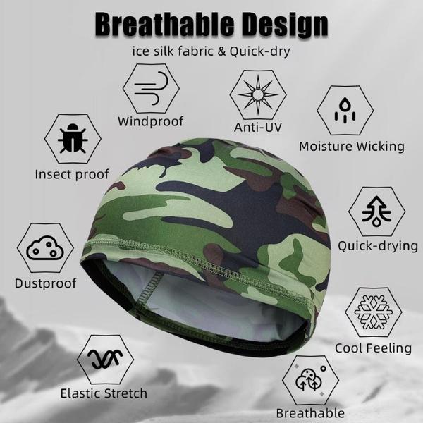 1PCS Outdoor Radfahren Hut Quick Dry Helm Liner Kappe Sommer Atmungsaktive Sport Kappe