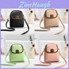 Stylish Macaron Color Mini Square Bag Chic Contrast Design Versatile Pu Shoulder Bag