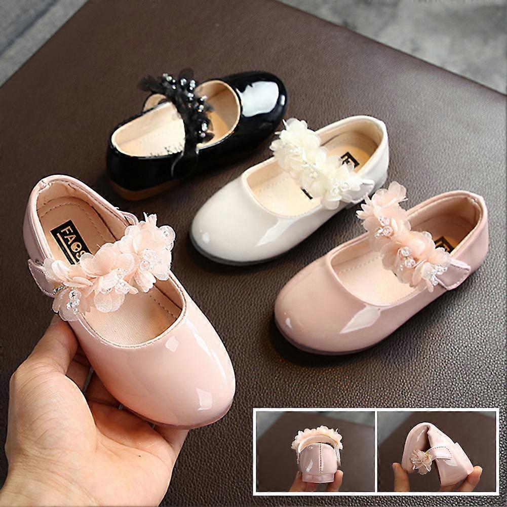 Mädchen Prinzessin Lederschuhe Komfortsohle Rutschfeste Performance-Schuhe für Partys und Schönheitswettbewerbe