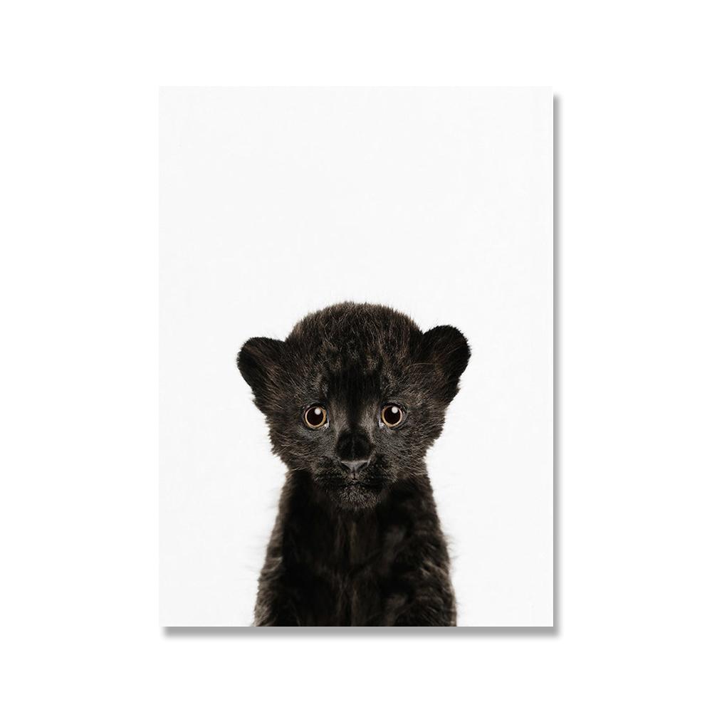 Giraffe Panda Elephant Canvas Poster For Child Nursery Wall Art Picture Print Animal Canvas Painting Nordic Kid Baby Bedroom Art