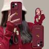 Cute 3D Gold Horse With Lanyard Phone Case For OPPO Reno 15 14 13 12 11 10 8 Pro 7 6 5 4 Lite 3 14F 13F 12F 11F 2F 8Z 8T Cover