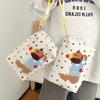 Handheld Cartoon Puppy Cosmetic Bag Zipper Makeup Pouch Cute Skincare Storage Bag for Women