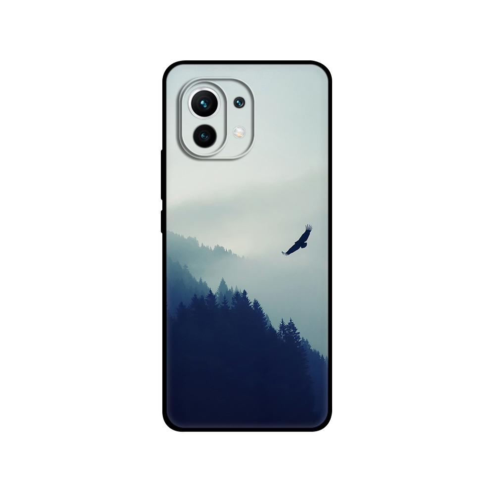 Xiaomi Mi 11 | Mi 11 Lite 5G NE 4G | Mi 11i Tok Hátlap Xiaomi Mi 11 Ultra Telefonvédő Szilikon Funda fekete tpu tok