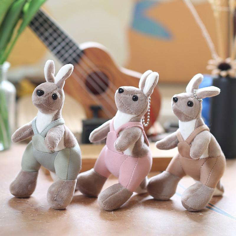 Simpatico Portachiavi Peluche Canguro Animale Australiano Portachiavi Canguro Per Ragazze Regali Ciondolo Charm Creativo Per Borsa Scolastica