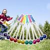 6Pcs Funny Collision Ball Toy Novelty Children's Park Balls Fidget Clack Balls Educational Toys