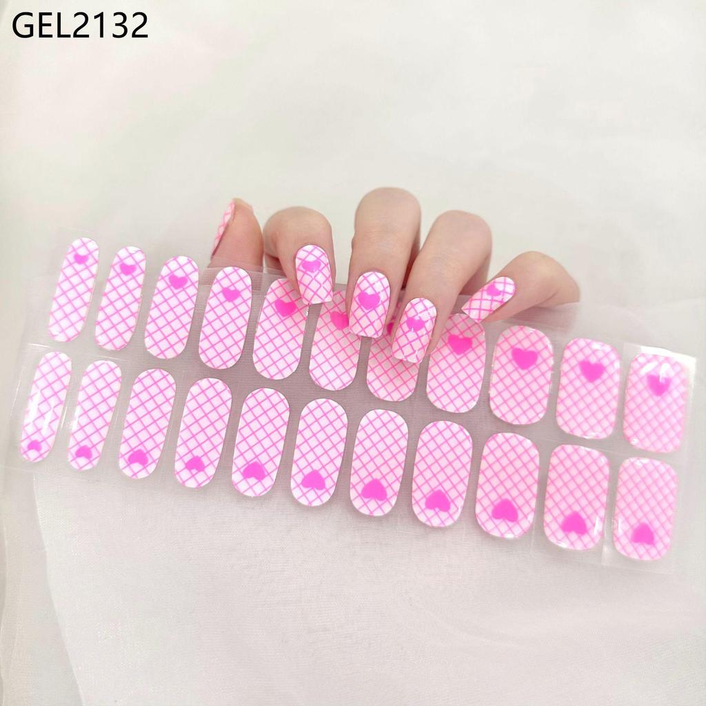 Nail Gel Stickers - No Lamp Needed, Full Coverage