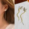 Super Fairy Butterfly Fringed Earrings Women's Niche High-end Temperament Earrings Long Light Luxury Niche Earrings