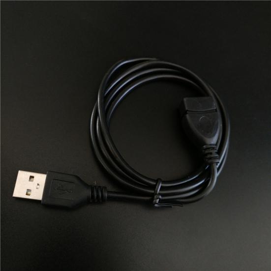 1 M USB 2.0 pagarinātāja kabelis, kas savienots ar datu sinhronizācijas vadu vadu adaptera savienotāju