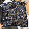 Fashion Real Silk Square Satin Scarf For Women Shawl Foulard Hijab Neckerchief Wrap Bandana Neck Wrist Bufanda Echarpe